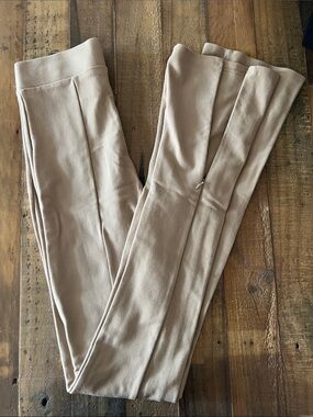 Zara Camel Flare Knit Leggings